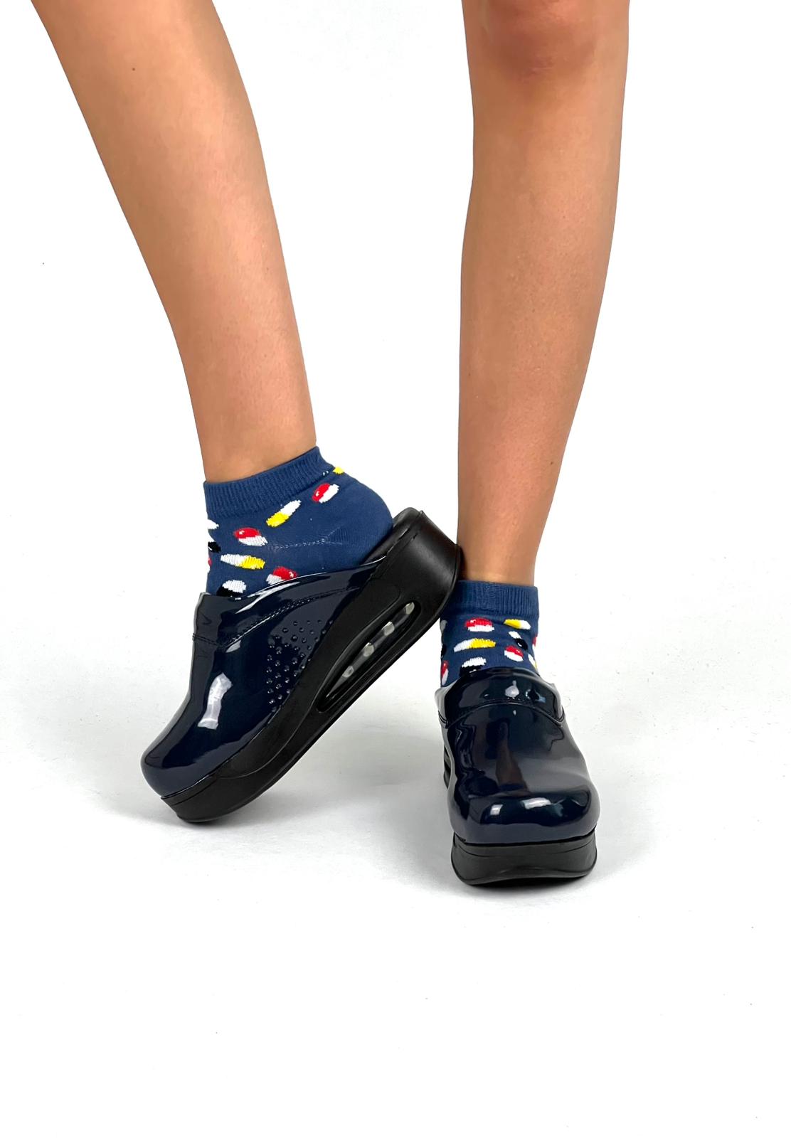 Airmeds Clogs Uni Deep Dark Blue lackiert