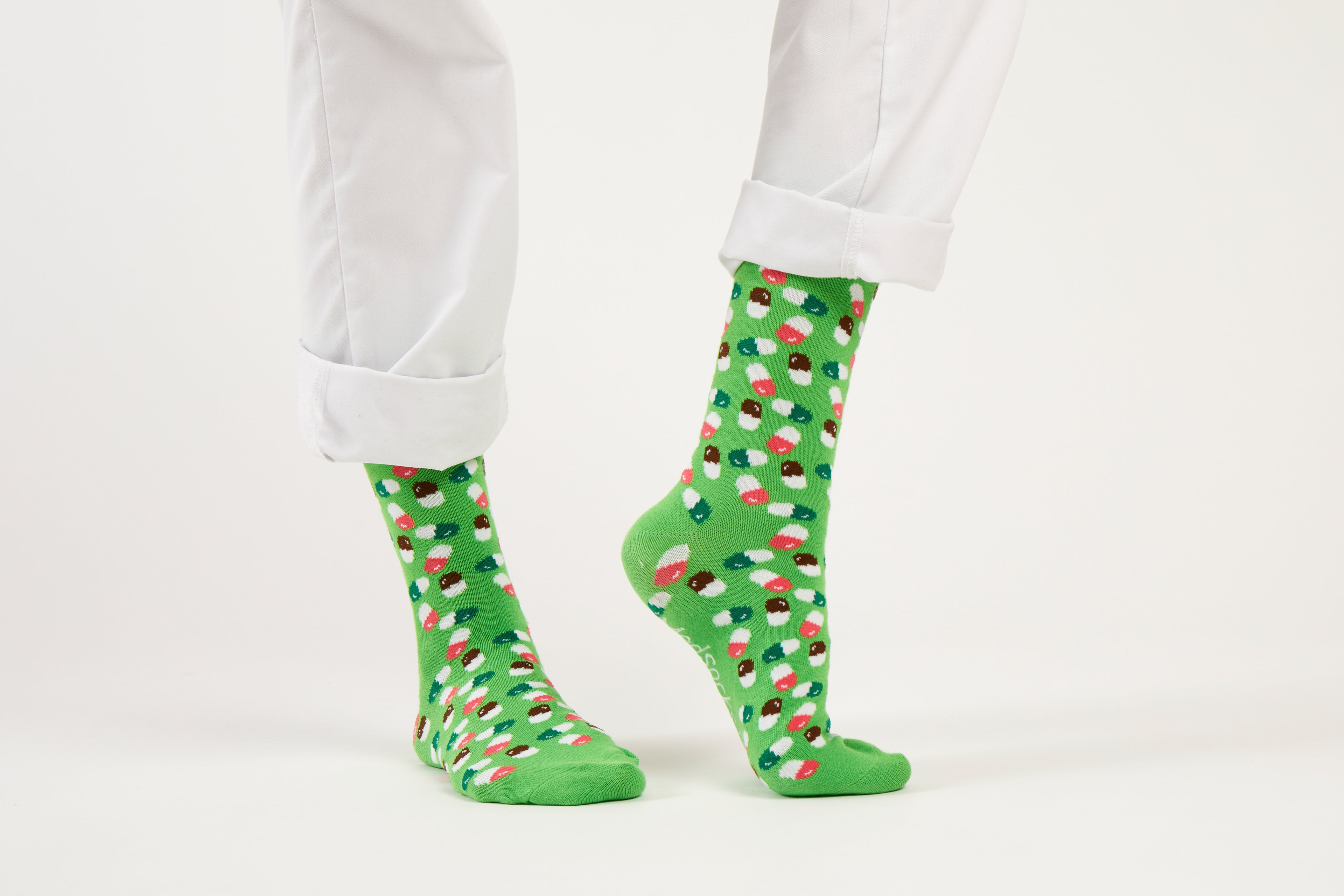 Medikament | Pillen Socken Grün