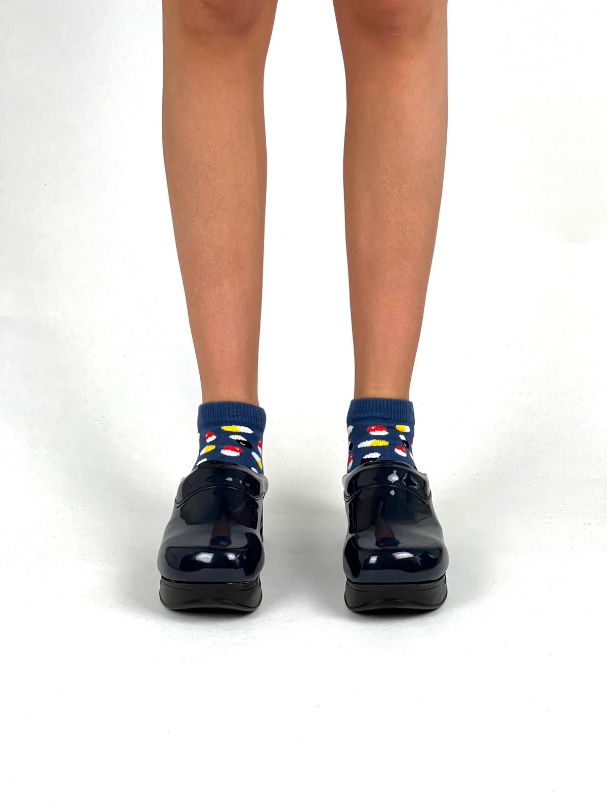 Airmeds Clogs Uni Deep Dark Blue lackiert