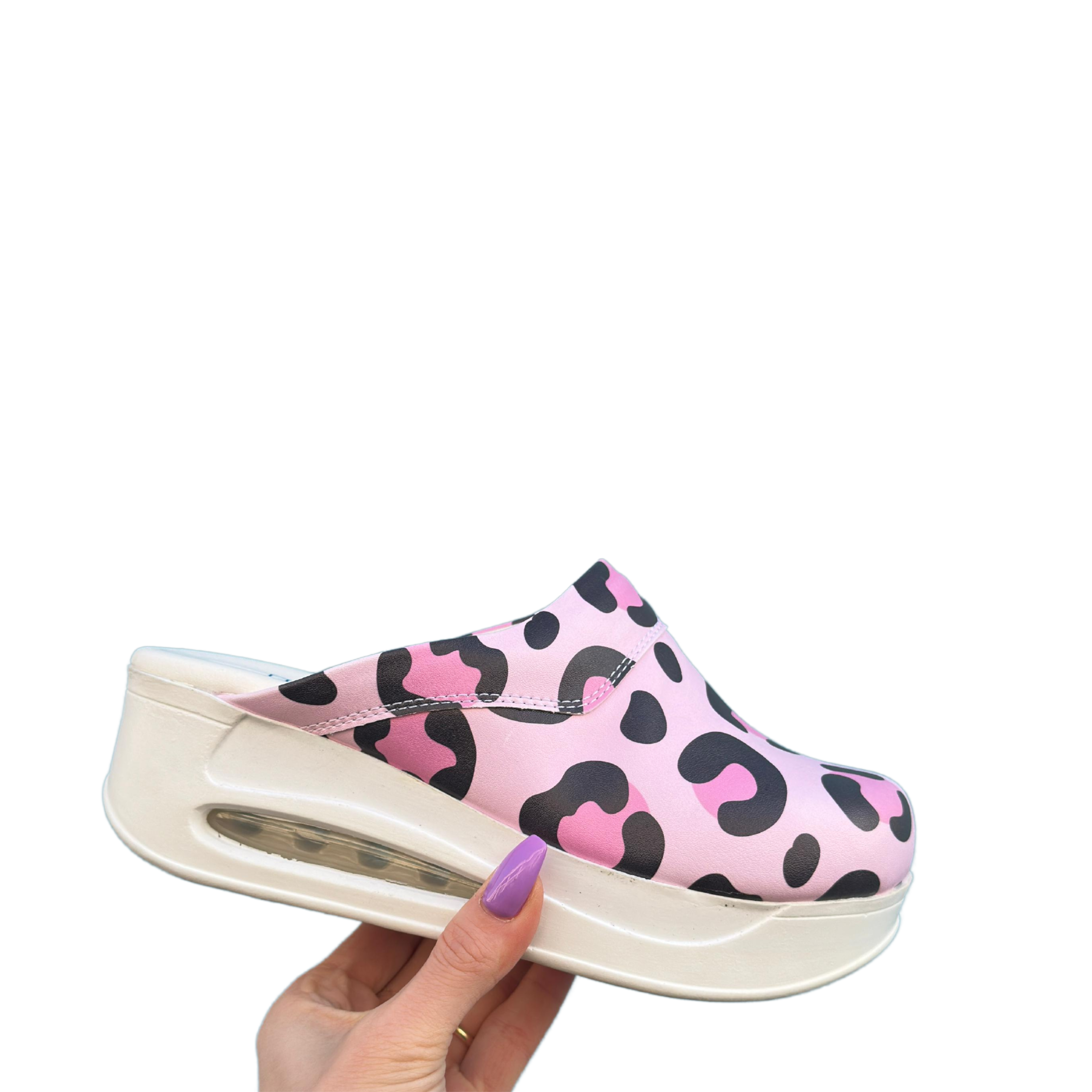 "Panther"  AirMeds Clogs Rosa